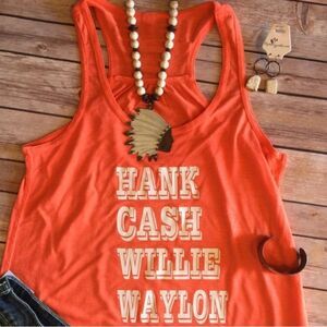 Hank,‎ willie, cash and Waylon